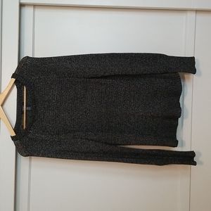 Black & Silver Sweater by Chaps EUC